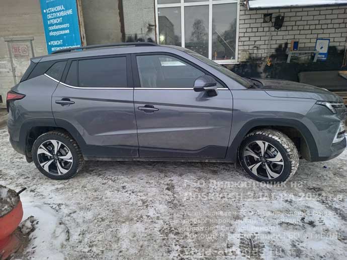 Установка ГБО Диджитроник на Москвич 3 JAI-BA, 2024 г.в., 1.5 л., 136 л.с., с пробегом 160 км., ВЗУ в заднем бампере, тороидальный баллон 54 литра в багажнике, в нише для запасного колеса, Нижний Новгород, Дзержинск