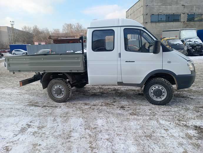 установка метанового ГБО ОМВЛ на ГАЗ-231073-00710 (Газель Фермер) 2025 г.в., 2.7 л., 106 л.с., с пробегом 66 км., 3 цилиндрических баллона по 50 литров под кузовом, вдоль рамы, Нижний Новгород, Дзержинск