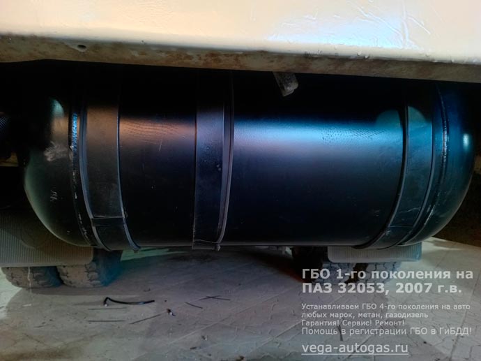 Установка ГБО 1-го поколения на ПАЗ 32053, 2007 г .в., 4.6 л., 130 л.с., пробег: 68 000 км., Н.Новгород, Дзержинск